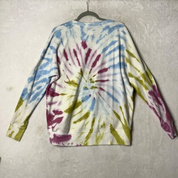 True Craft Tie Dye Sweatshirt Women Size Small Cotton Blend Multicolor Soft - Picture 6 of 7